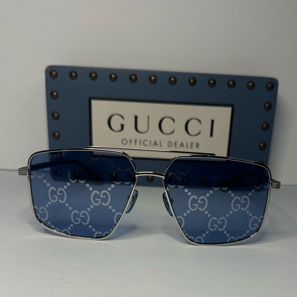 New - Authentic GUCCI GG0941S PILOT MONOGRAM SUNGLASSES - Picture 7 of 17